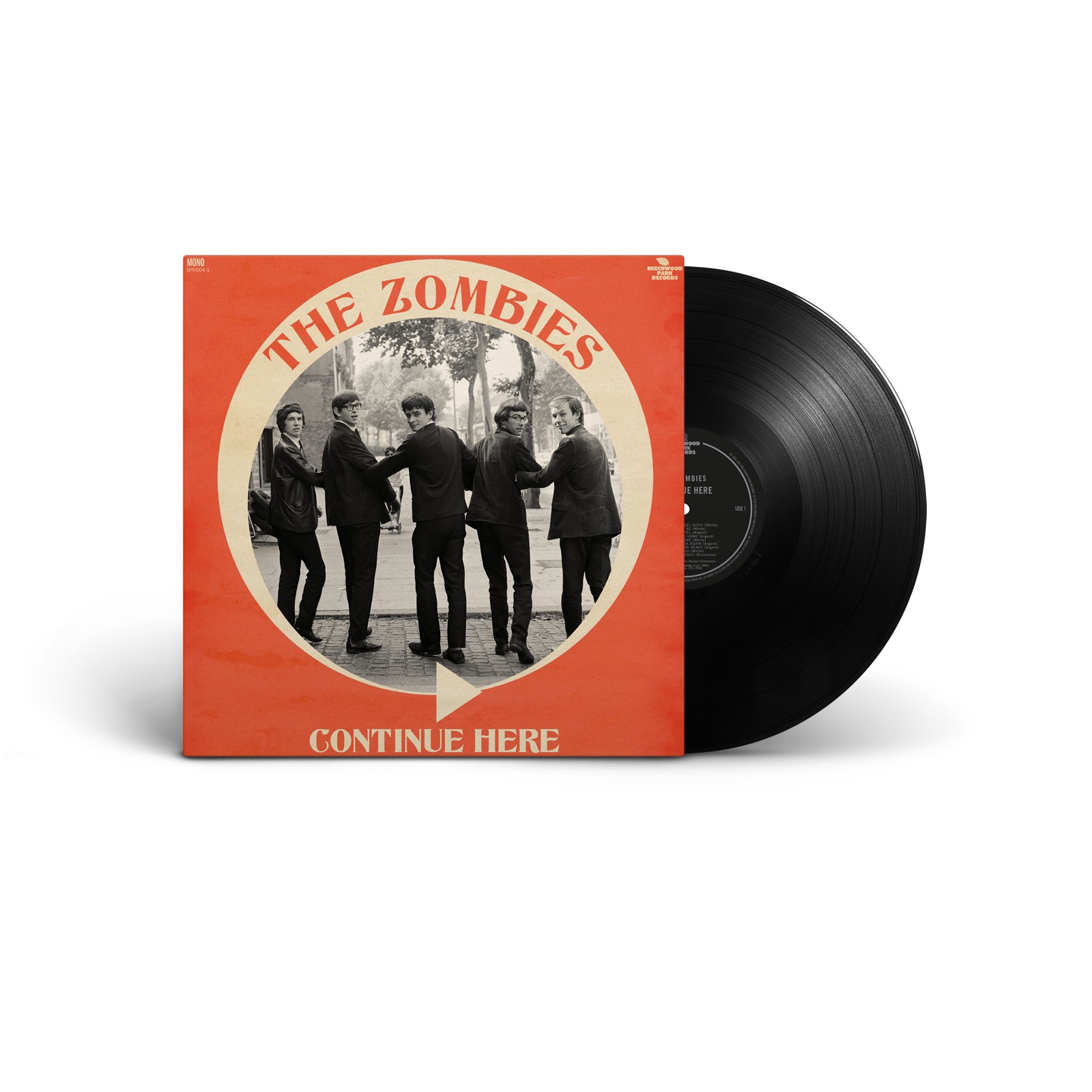 Black LP packaging